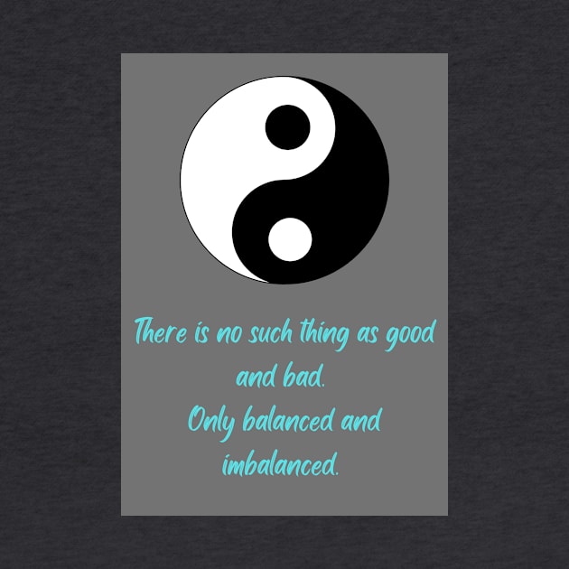 Yin and yang, balanced and imbalanced. Life by LukjanovArt